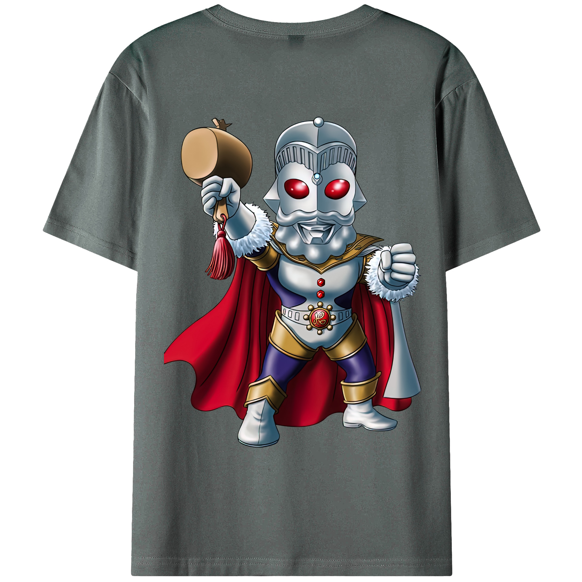 （画像用） ウルトラマン Ultraman 綿100％ メンズ半袖Tシャツ（バックプリント） 通気性